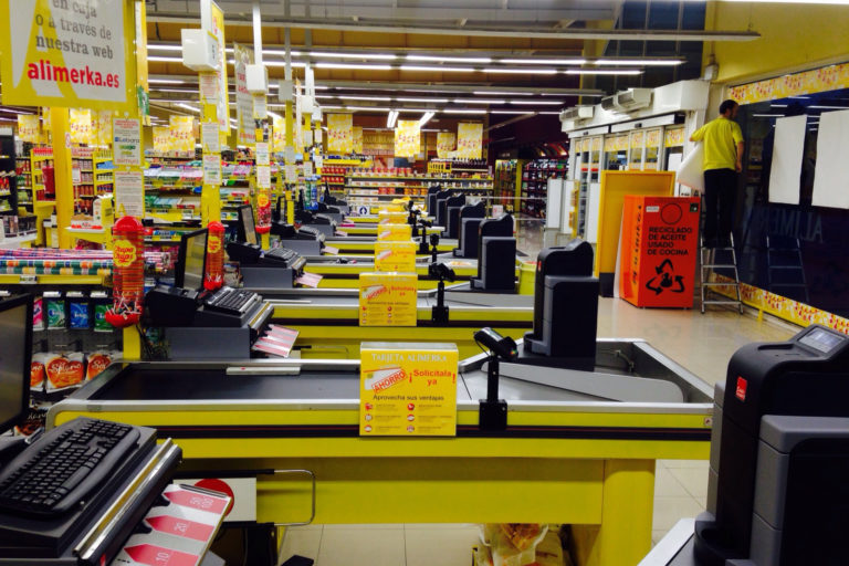 Cashguard en Alimerka