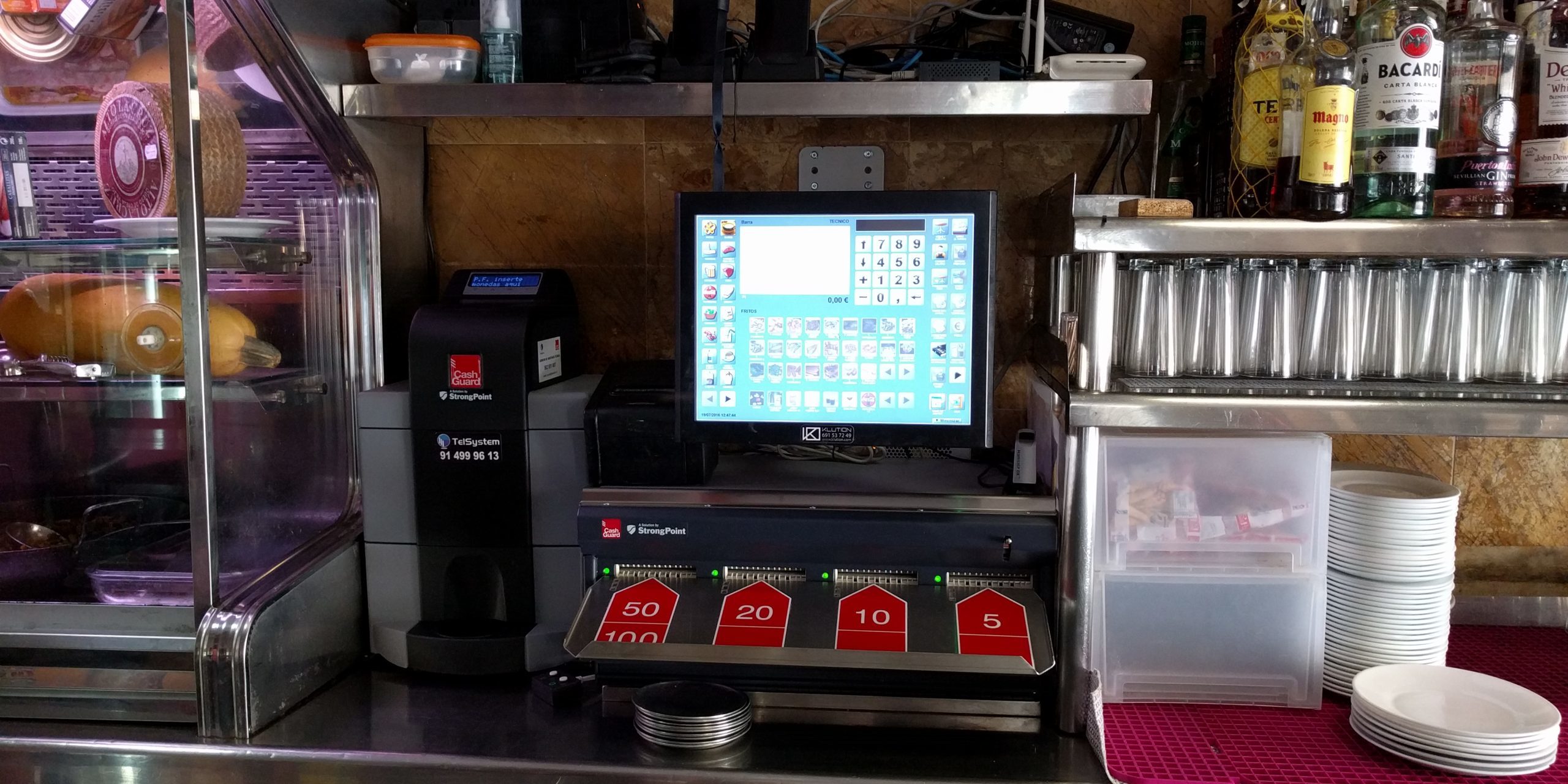 Instalacion CashGuard en Restaurante Bar Casa Casimiro – Telsystem distribuidor oficial CashGuard en restaurante Casa Casimiro