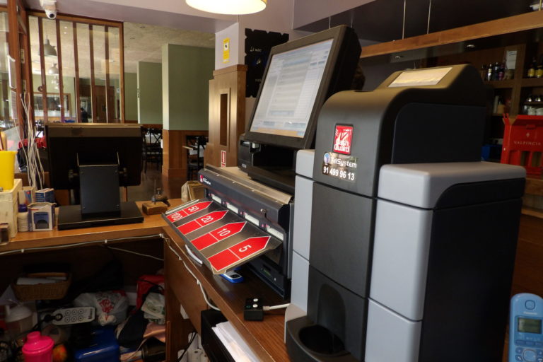 CashGuard en restaurante La Mano de Pablo