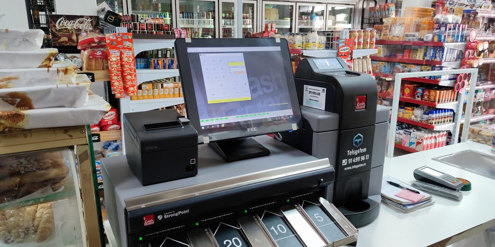 Instalación de CashGuard en ALIMENTACION PEPE – Telsystem distribuidor oficial 2 Instalación-de-CashGuard-en-Alimentación-Pepe